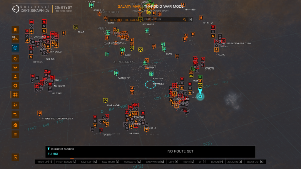 Thargoid Invasion Map
